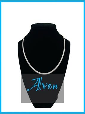 Avon Silver-Tone Snake Chain Necklace